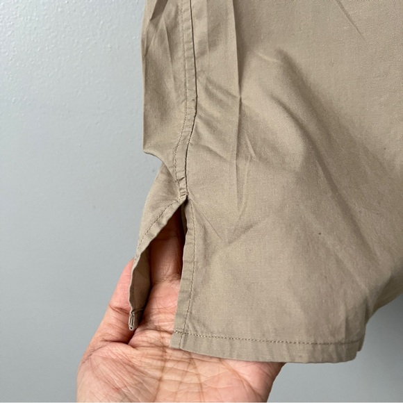 Uniqlo Brown Button Down Short Sleeve Polo - Medium - Picture 7 of 12